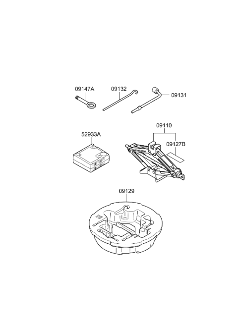 2013 Kia Optima Hybrid Ovm Tool Diagram