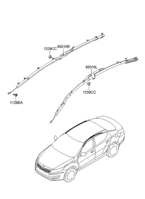 2012 Kia Optima Hybrid Air Bag System Diagram 2