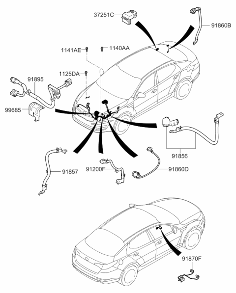 2011 Kia Optima Hybrid Miscellaneous Wiring Diagram 1