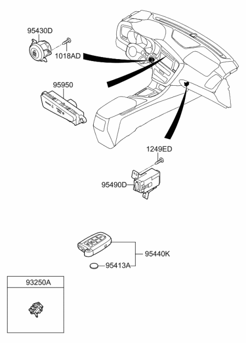 2013 Kia Optima Hybrid Relay & Module Diagram 3