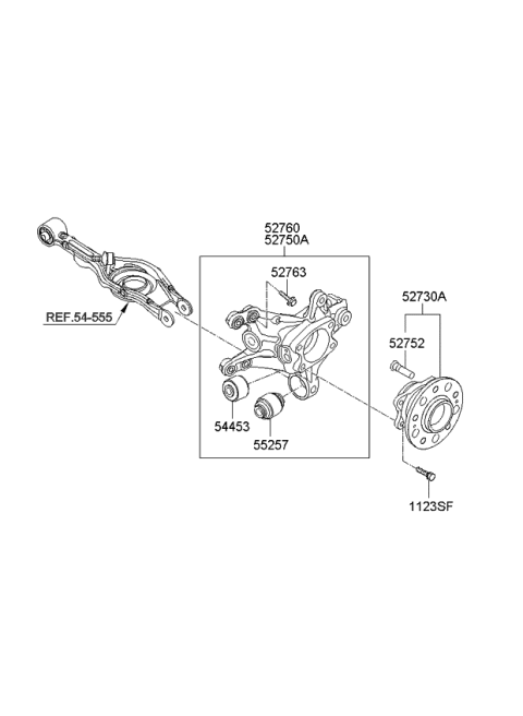 2012 Kia Optima Hybrid Rear Axle Diagram