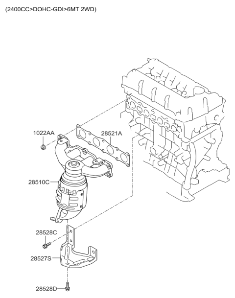 2013 Kia Optima Exhaust Manifold Diagram 4