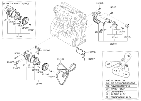 2012 Kia Optima Coolant Pump Diagram 1