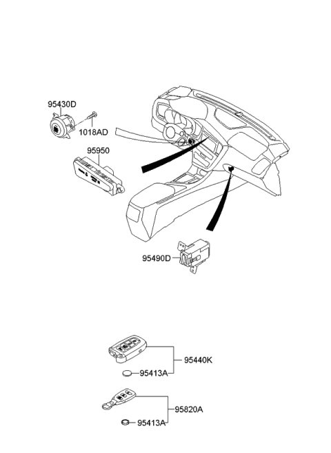 2013 Kia Optima Relay & Module Diagram 3