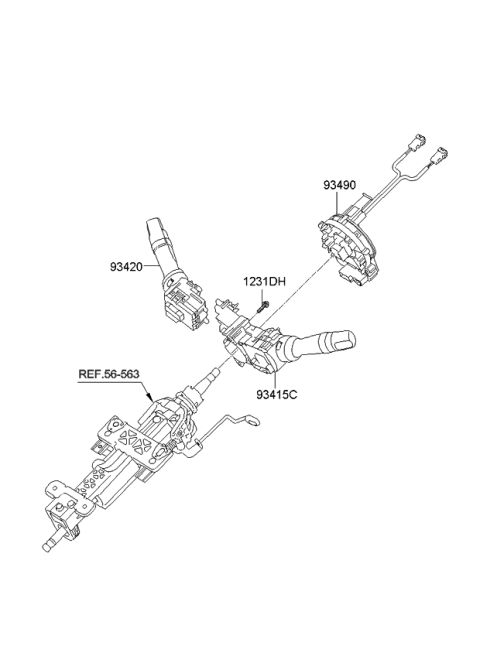 2013 Kia Optima Multifunction Switch Diagram