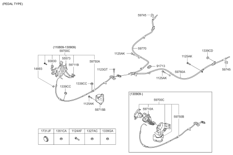 2011 Kia Optima Parking Brake System Diagram 1