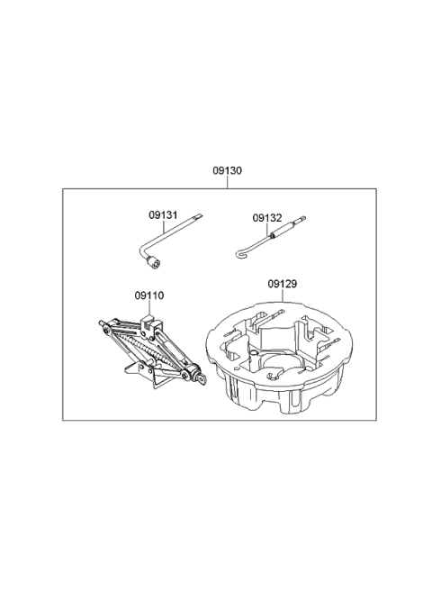 2009 Kia Amanti Ovm Tool Diagram