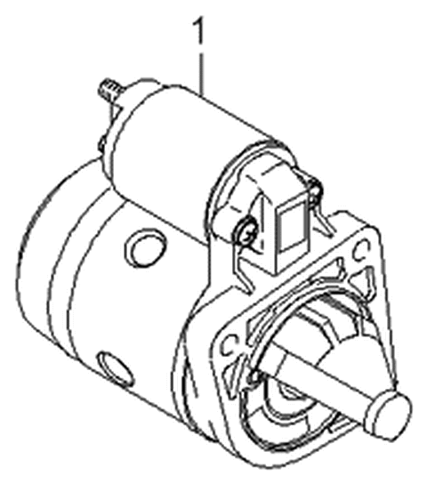 2001 Kia Sephia Starter Diagram 2