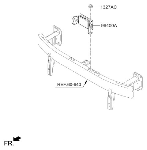 2019 Kia Cadenza Pac K Diagram for 96400F6400