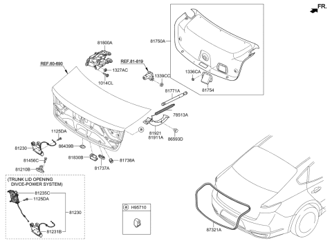 2018 Kia Cadenza SPRING-COIL Diagram for 79230F6000