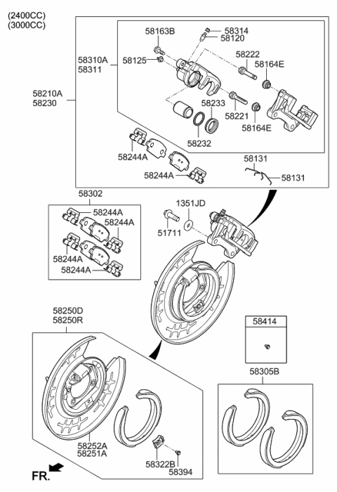 2018 Kia Cadenza Rear Axle Diagram 4