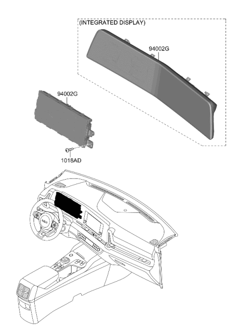 2023 Kia Sportage Hybrid Instrument Cluster Diagram