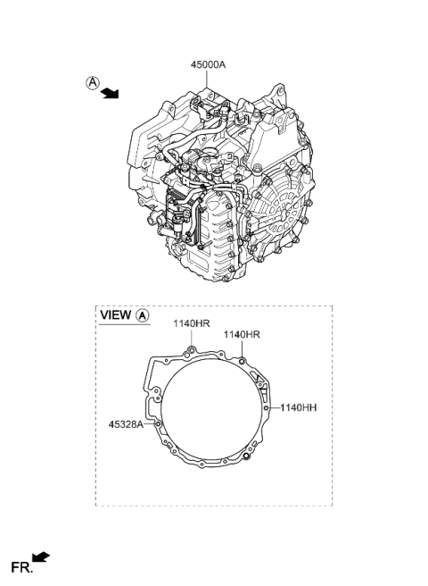 2024 Kia Sportage ATA & TQ/CONV ASSY Diagram for 450003D430