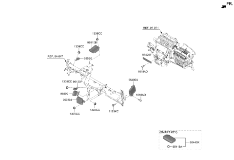 2024 Kia Sportage UNIT ASSY-ADAS PARKI Diagram for 99910CH130