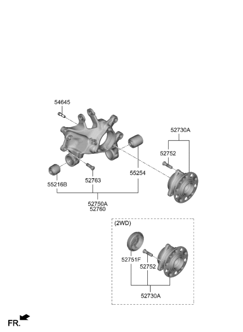 2024 Kia Sportage Rear Axle Diagram