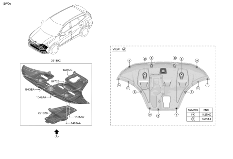 2023 Kia Sportage Hybrid Under Cover Diagram 2