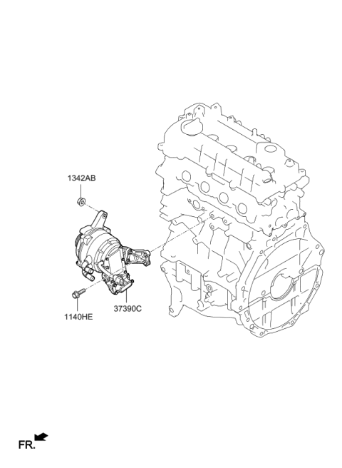 2021 Kia Niro Alternator Diagram