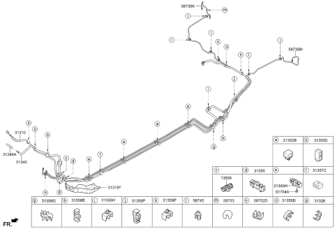 2022 Kia Niro Fuel Line Diagram