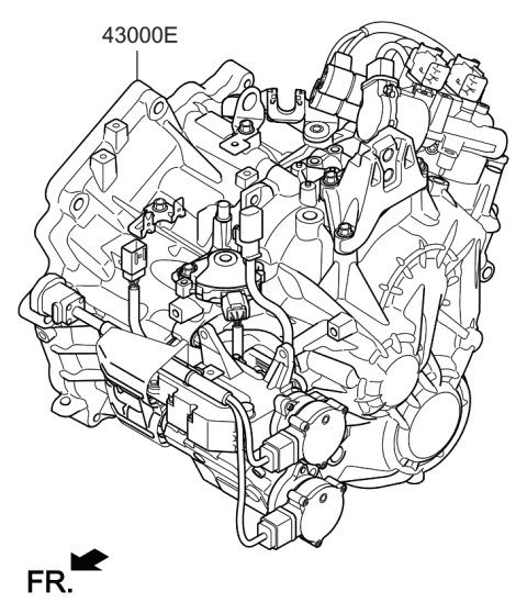 2020 Kia Niro Transaxle Assy-Manual Diagram