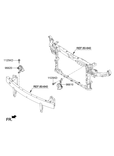 2021 Kia Niro Horn Diagram