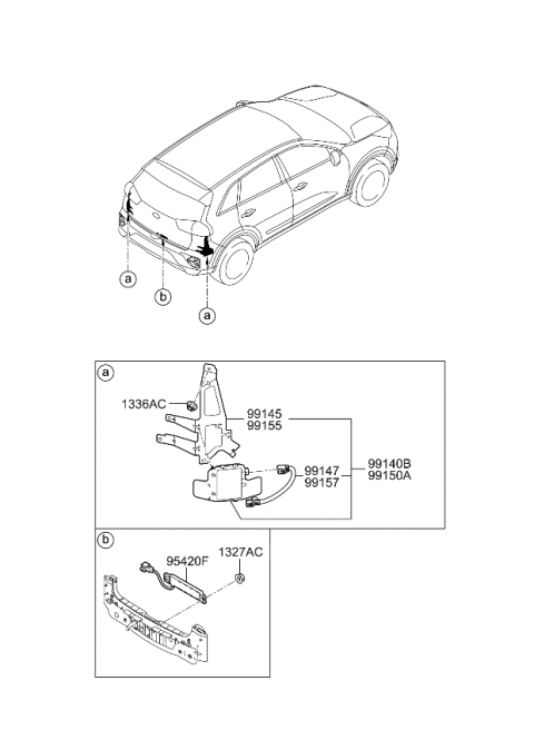 2020 Kia Niro Relay & Module Diagram 3