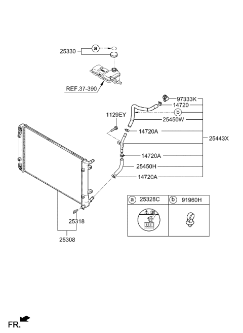 2021 Kia Niro Band Cable-A Diagram for 919603K050