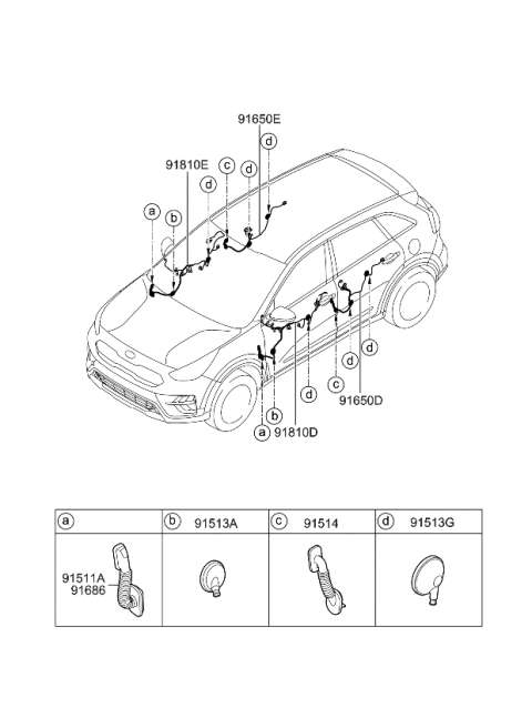 2022 Kia Niro Door Wiring Diagram