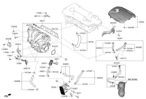 2020 Kia Forte Intake Manifold Diagram 1