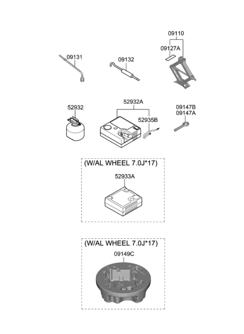 2019 Kia Forte Ovm Tool Diagram