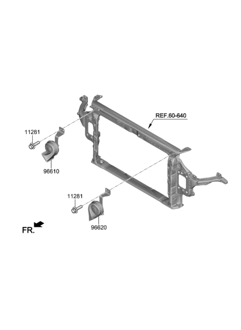 2021 Kia Forte Horn Diagram