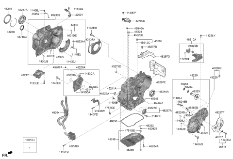 2020 Kia Forte Auto Transmission Case Diagram