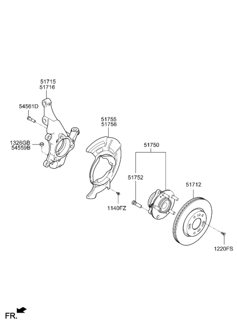 2020 Kia Forte Front Axle Diagram