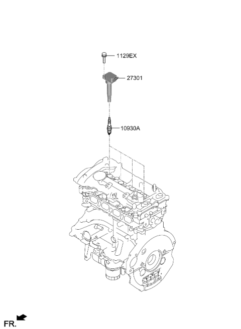 2019 Kia Forte Spark Plug & Cable Diagram 2