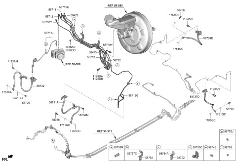 2020 Kia Forte Tube-H/MODULE To Con Diagram for 58713M7100