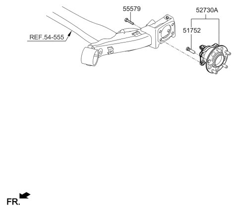 2021 Kia Forte Rear Axle Diagram 1