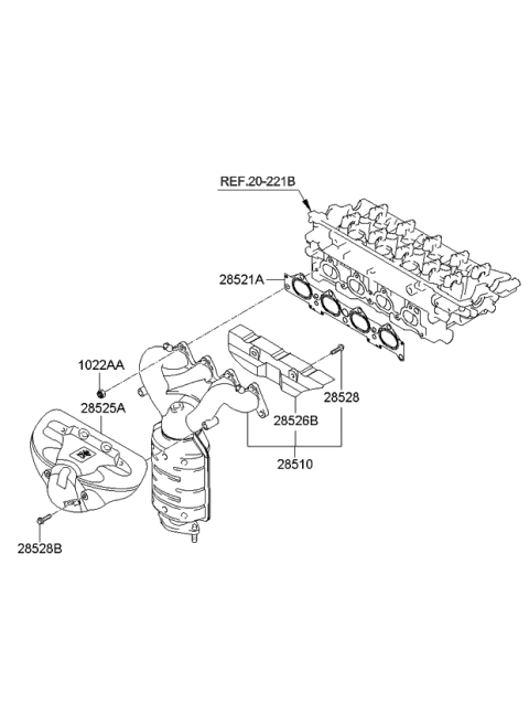 2009 Kia Soul Exhaust Manifold Diagram 2