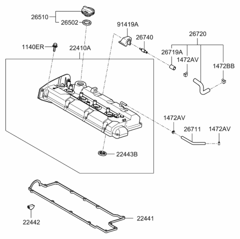 2010 Kia Soul Cap-Connector Diagram for 2671923100