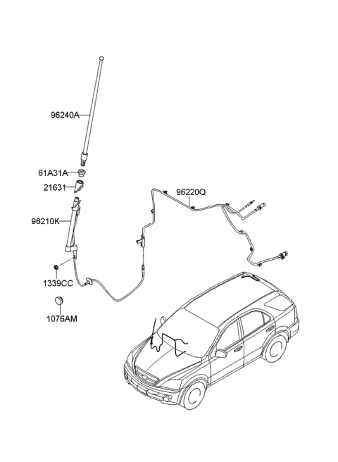 2007 Kia Sorento Antenna Diagram