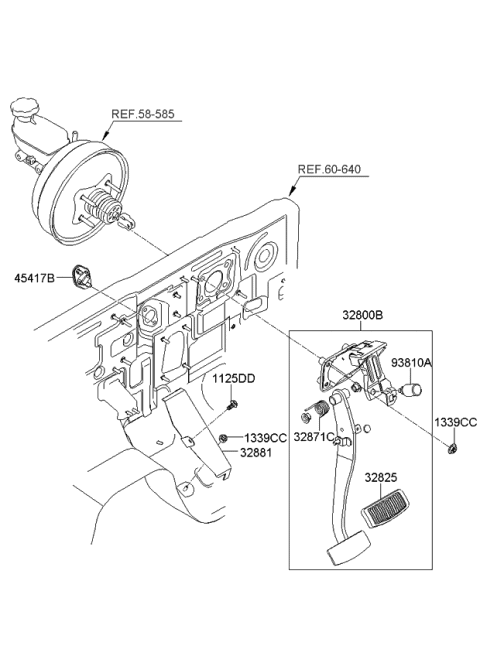 2008 Kia Sorento Accelerator Pedal Diagram 2