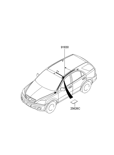 2008 Kia Sorento Miscellaneous Wiring Diagram