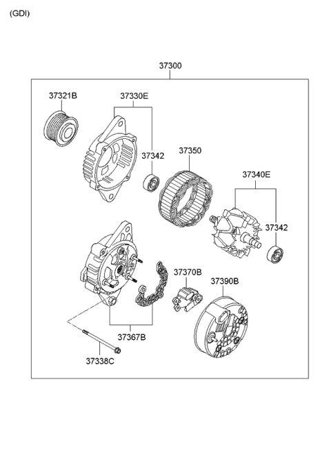 2011 Kia Sportage Alternator Diagram 4