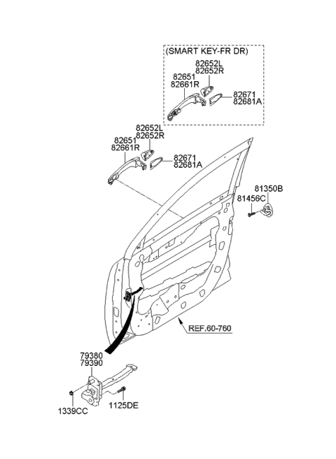 2012 Kia Sportage Locking-Front Door Diagram