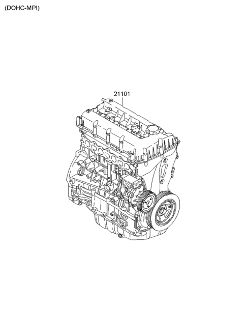 2013 Kia Sportage Sub Engine Diagram 1