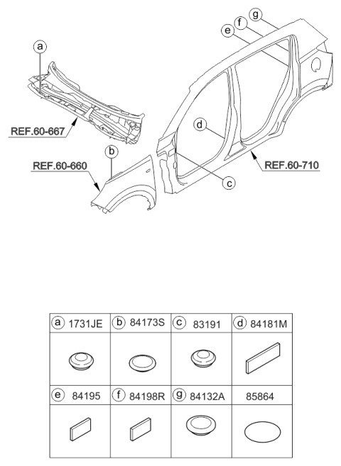 2013 Kia Sportage Isolation Pad & Plug Diagram 3