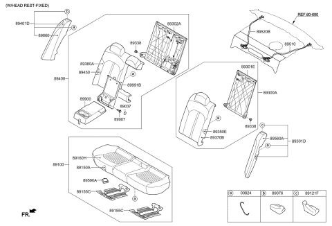 2020 Kia Optima 2ND Seat Diagram 2