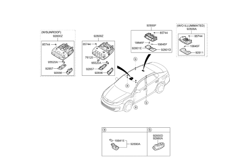 2020 Kia Optima Room Lamp Diagram