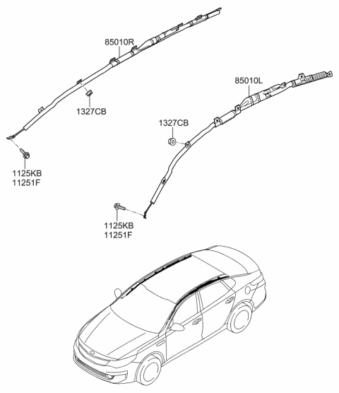 2019 Kia Optima Air Bag System Diagram 2