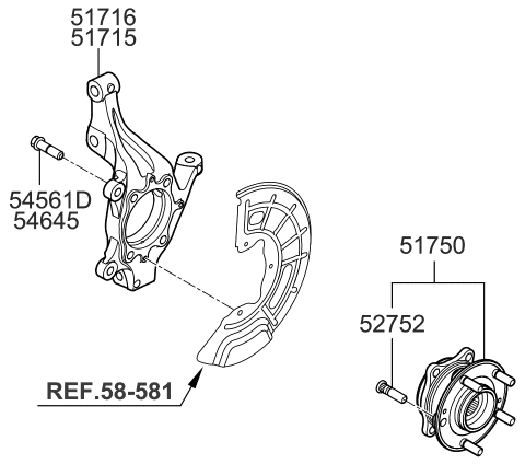 2019 Kia Optima Front Axle Diagram