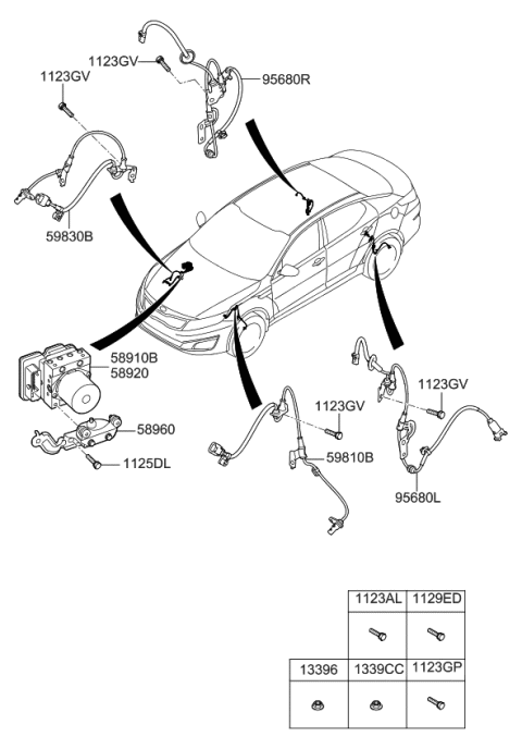 2020 Kia Optima Hydraulic Module Diagram