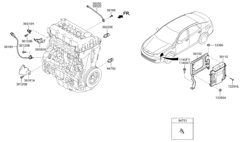 2019 Kia Optima Electronic Control Diagram 2